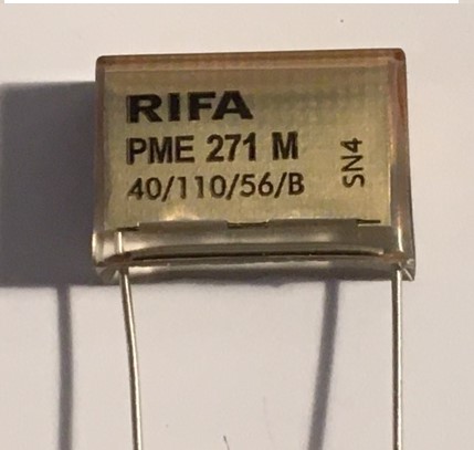 Rega Capacitor (click for notes)